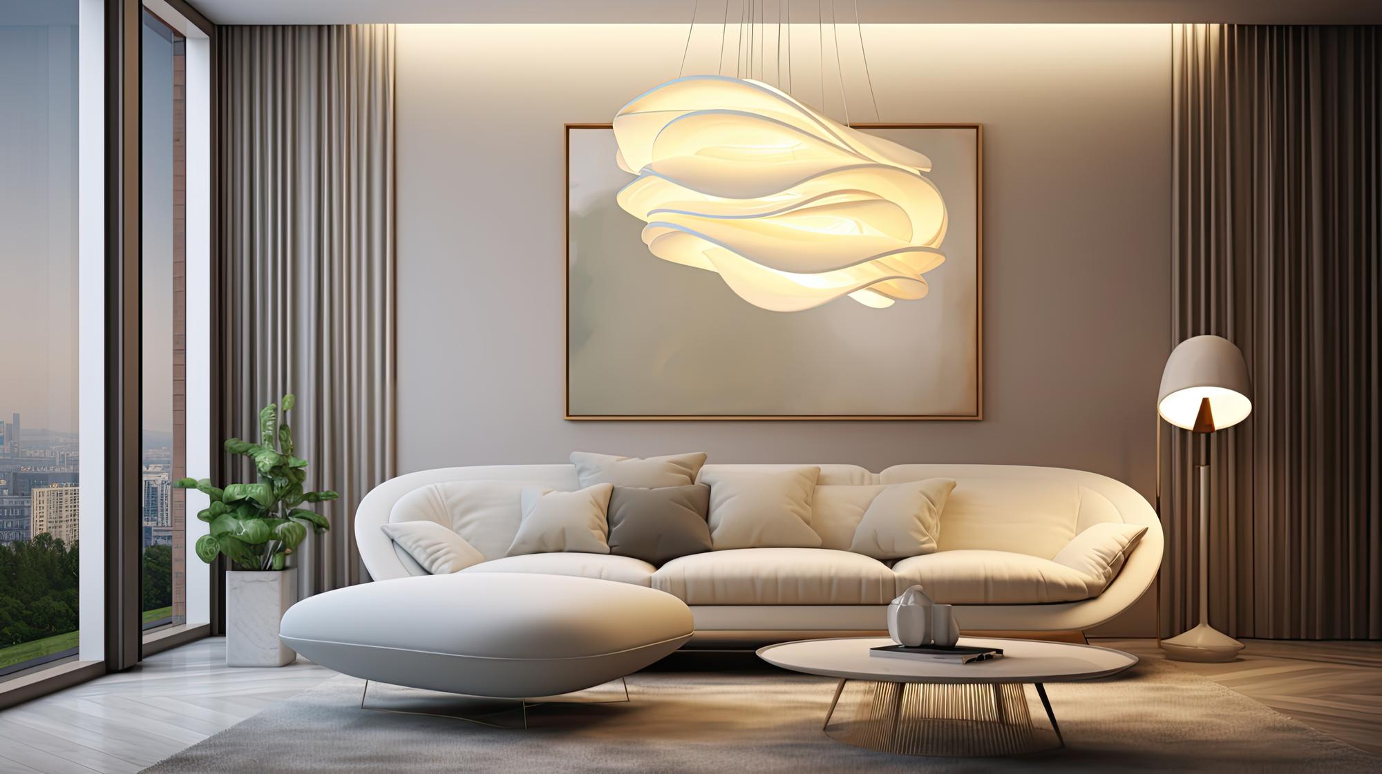Interior apartament luminos cu design neutru